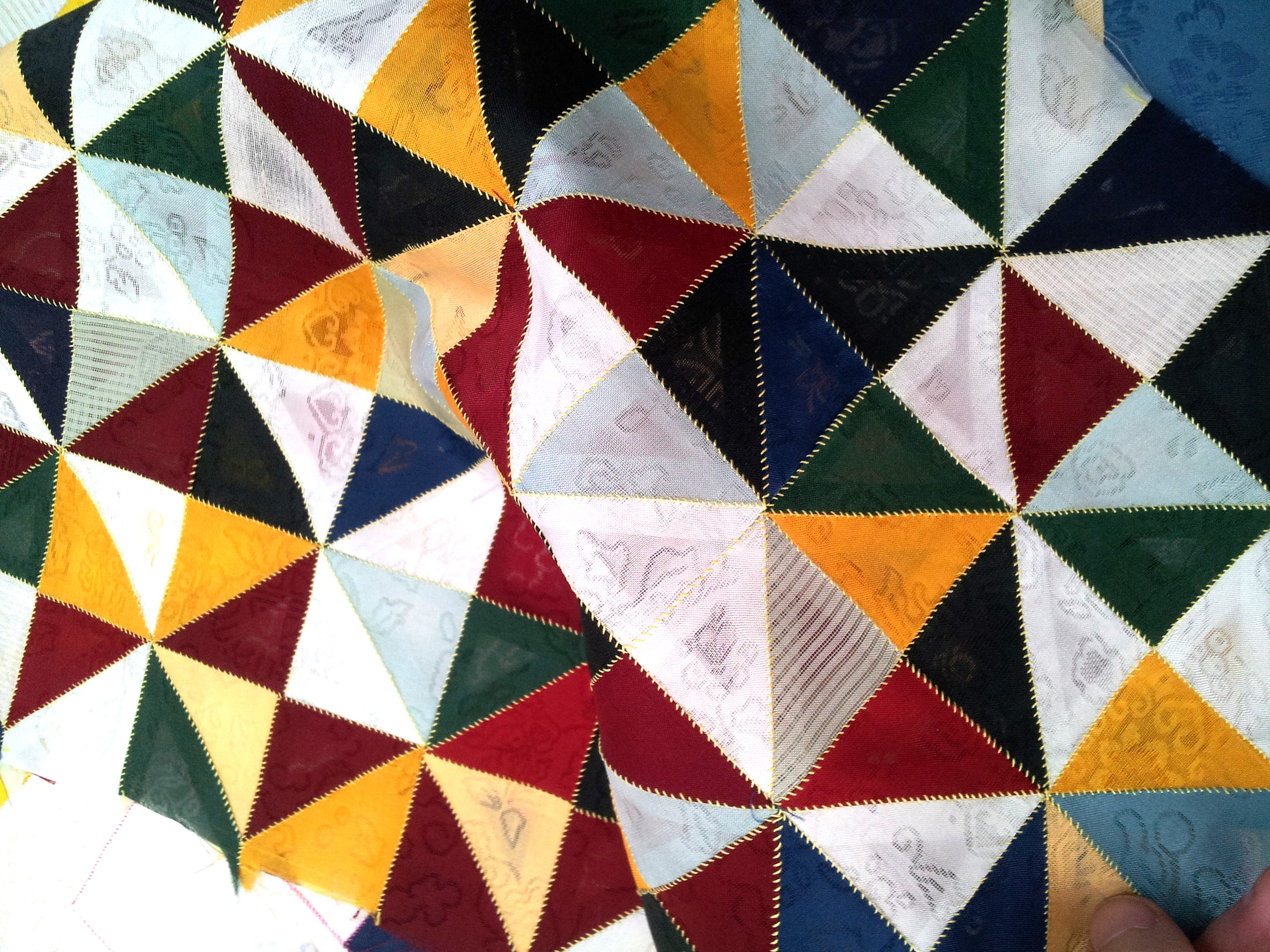 Espace de détente en textile et bois